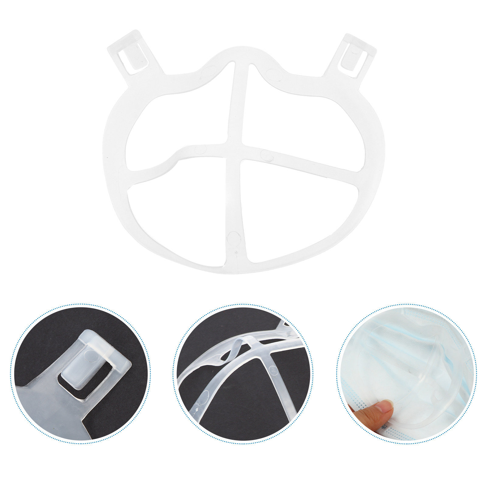 10 Buah Penyangga Masker Ringa - Silicone Mask Bracket ulasan dan harga