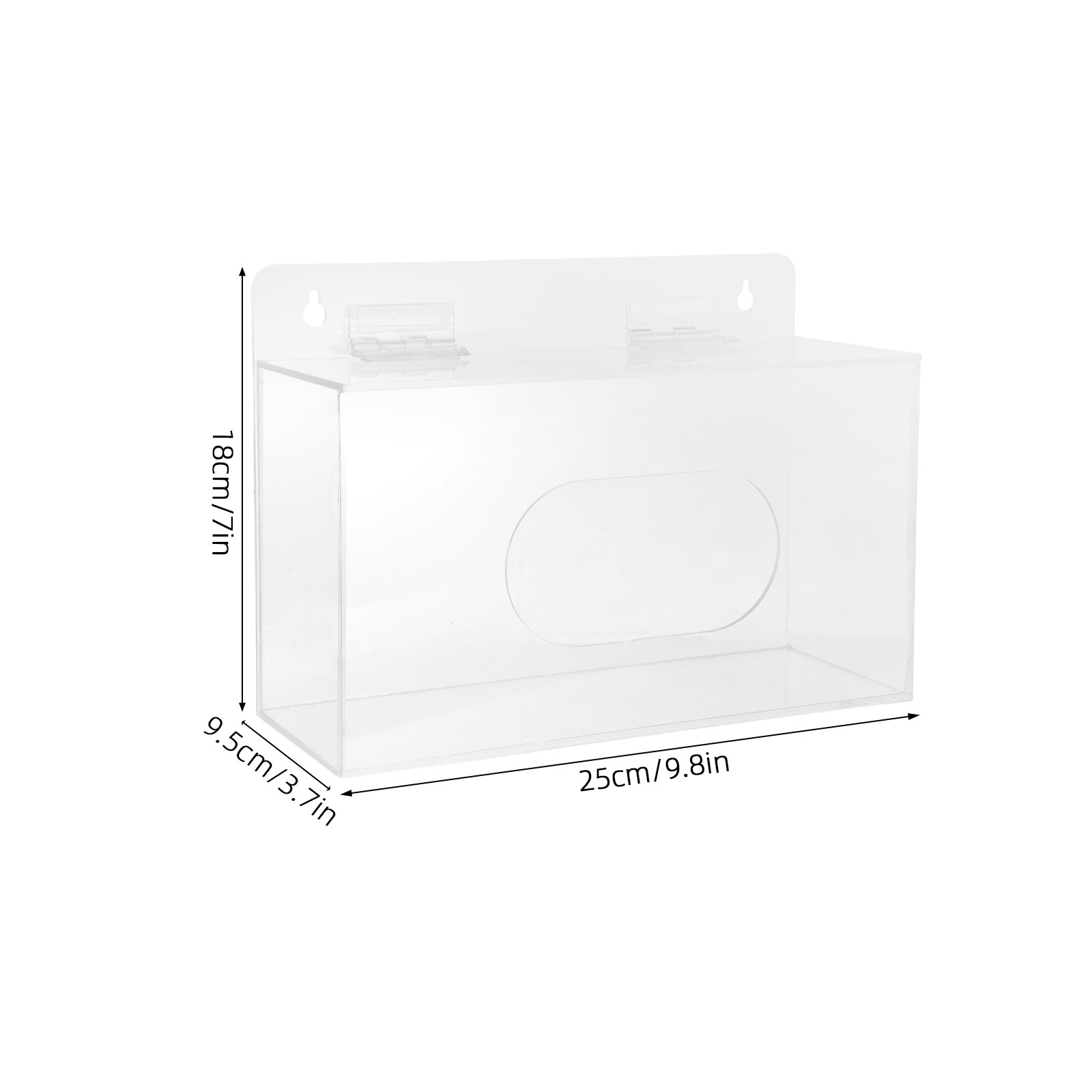 Penyangga Masker Wajah Akrilik - Face Mask Storage Box ulasan dan harga